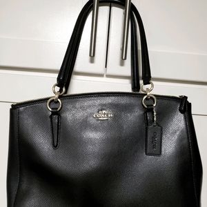 Coach Saffiano Leather Shoulder Bag